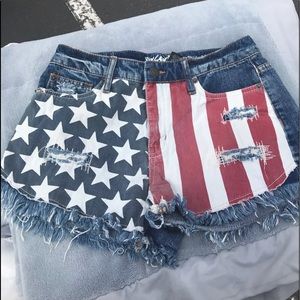 American Flag Shorts
